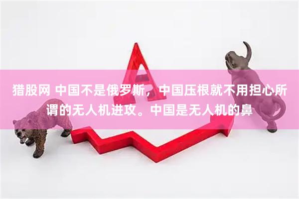 猎股网 中国不是俄罗斯，中国压根就不用担心所谓的无人机进攻。中国是无人机的鼻